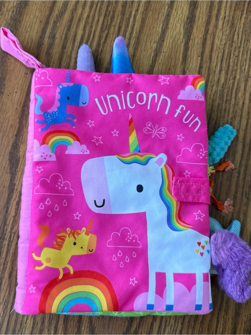 Baby Cloth Books Sensory Crinkle Disney Belle Unicorn Tails Carters Owl Bunny